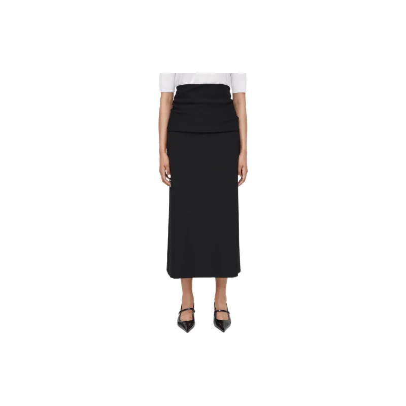 TOTEME Casual Long Skirts Women's Black-2