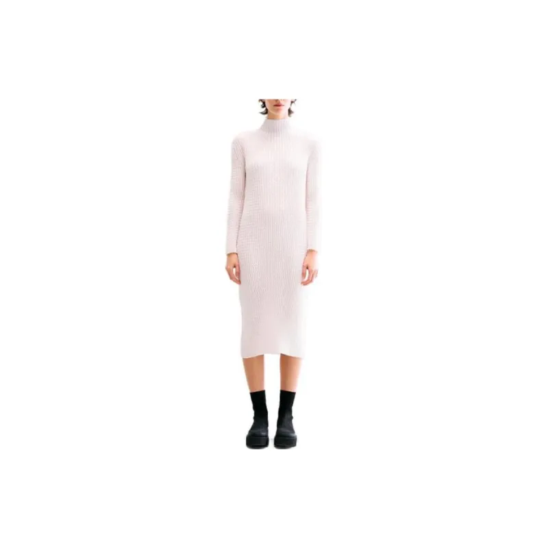 ISSEY MIYAKE Long-Sleeved Dresses Women's White-2