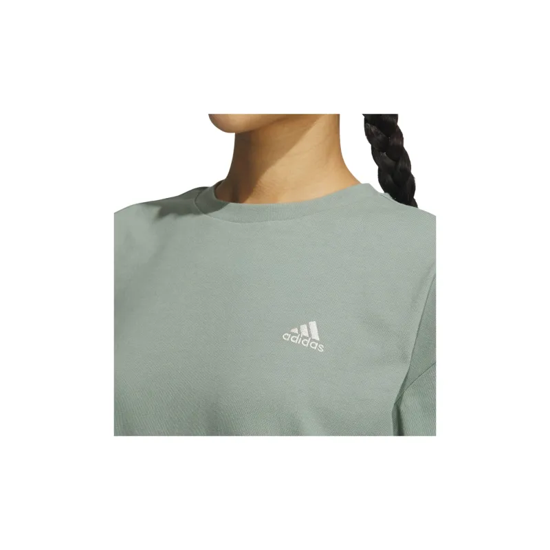 Adidas T Shirt Women's Dusty Green-4