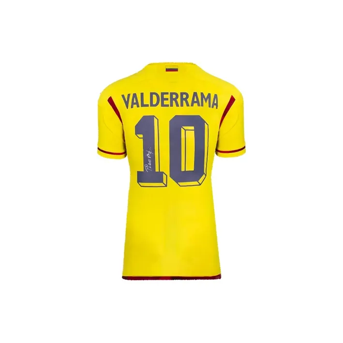 Three For Colombia National Team Jersey Icons Certificate, Deluxe Mounting Unisex-1