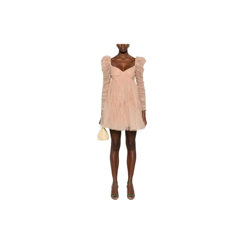 Zimmermann Polka Dot Tulle Minidress-1