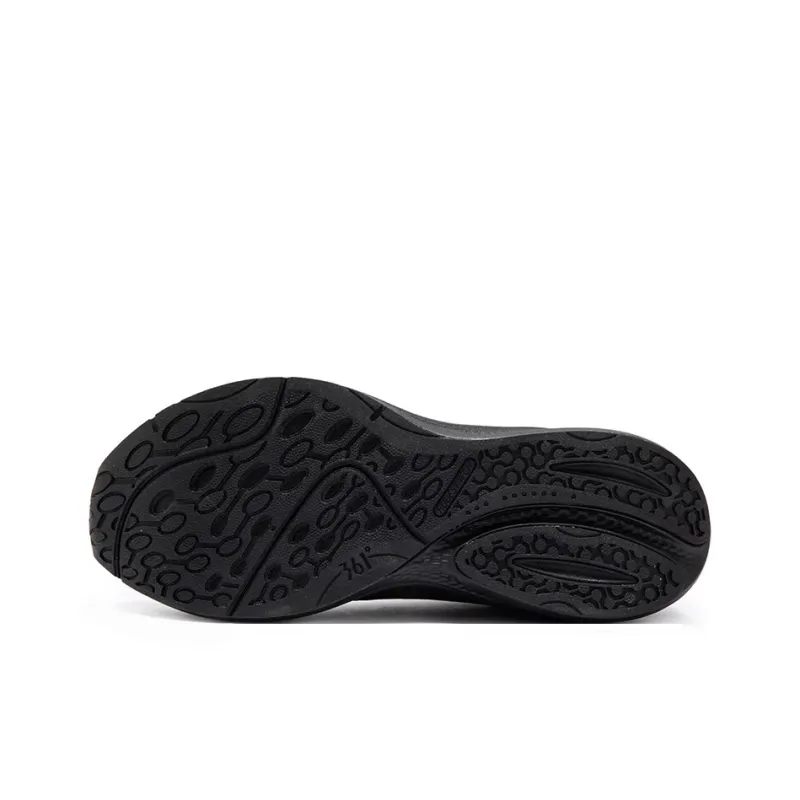 361° Flying Wing Cushioning Wear Resistant Low Top Casual Running Shoes Women's Obsidian Black-4
