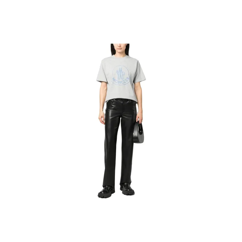 Moncler T Shirts Women's Gray-1