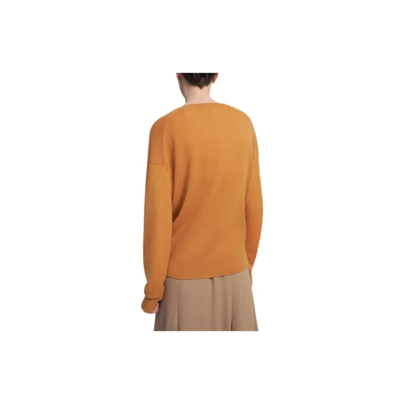 THEORY Cashmere Sweaters Women's Orange Brown-2