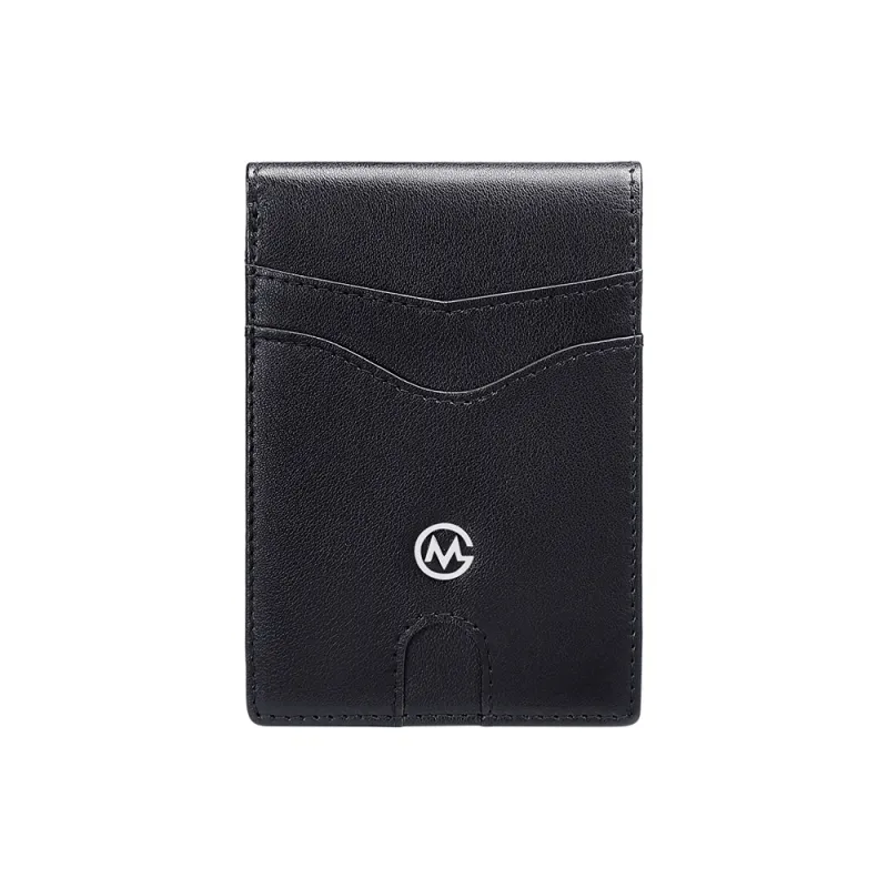 GOLF Synthetic Leather Card Holder Small Size Men's Black-0