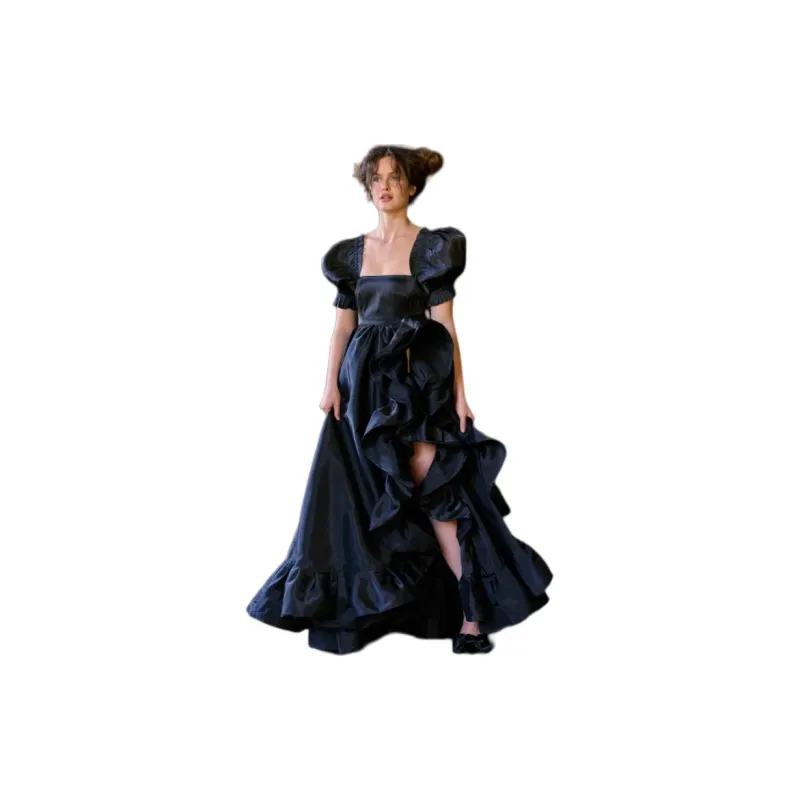 Selkie Collection FW23 Evening Dress Women's Black-2