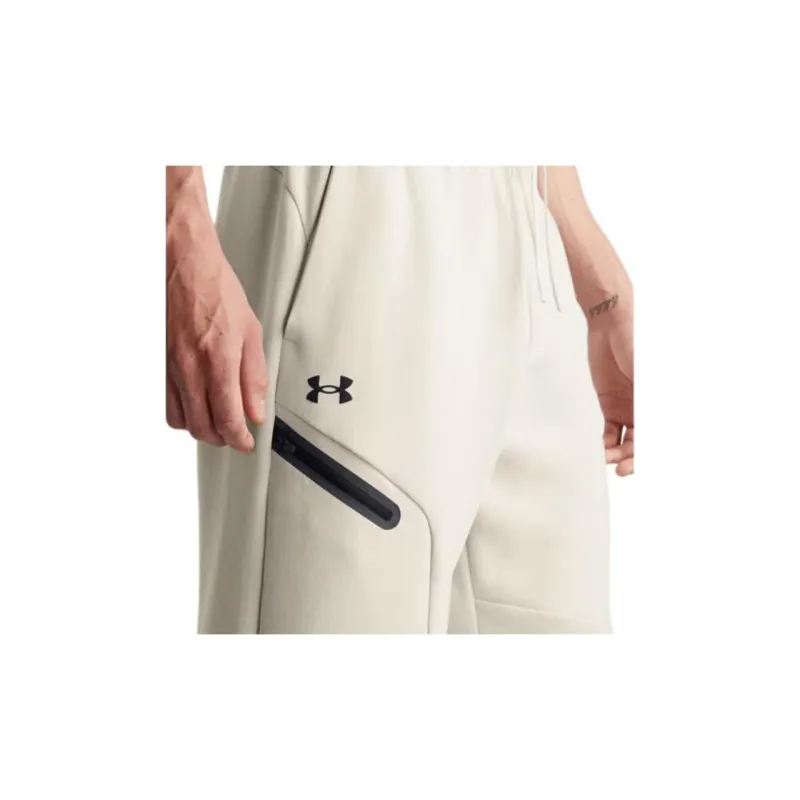 Under Armour Unstoppable Knitted Sports Pants Men's Beige-5