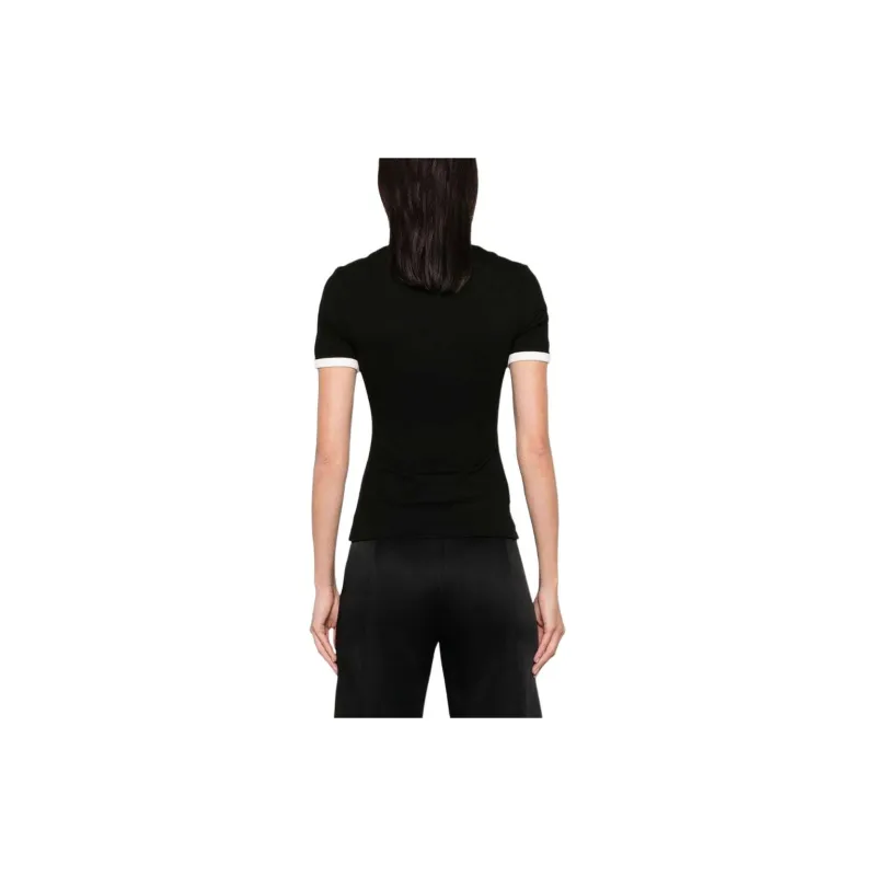 BALMAIN Boat Neck Short Sleeved Top-2