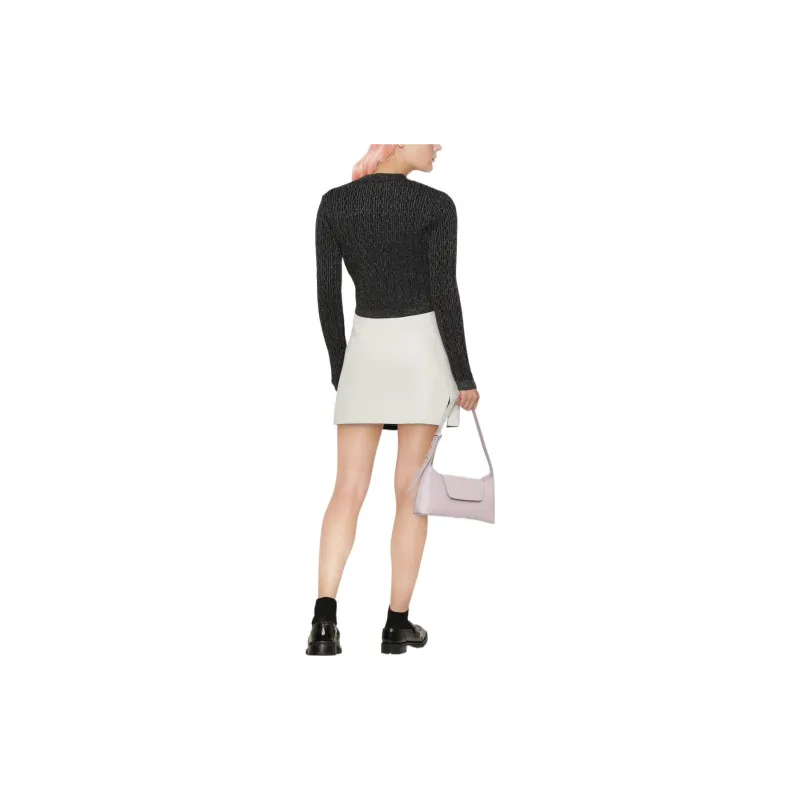 PINKO Crop Tops Women's Black-3