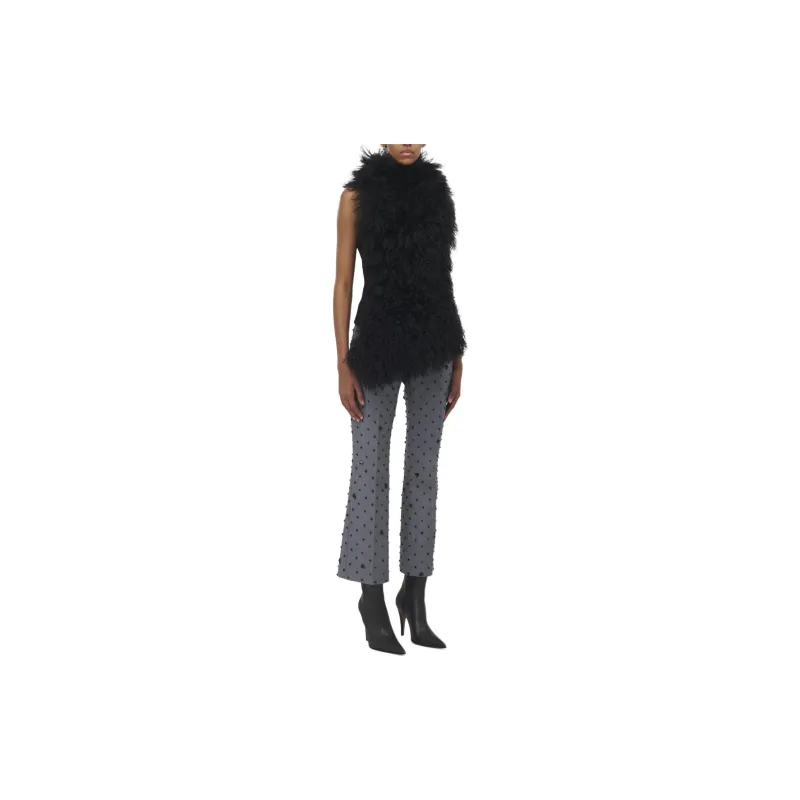 Alexander McQueen Shearling Sleeveless Top-3