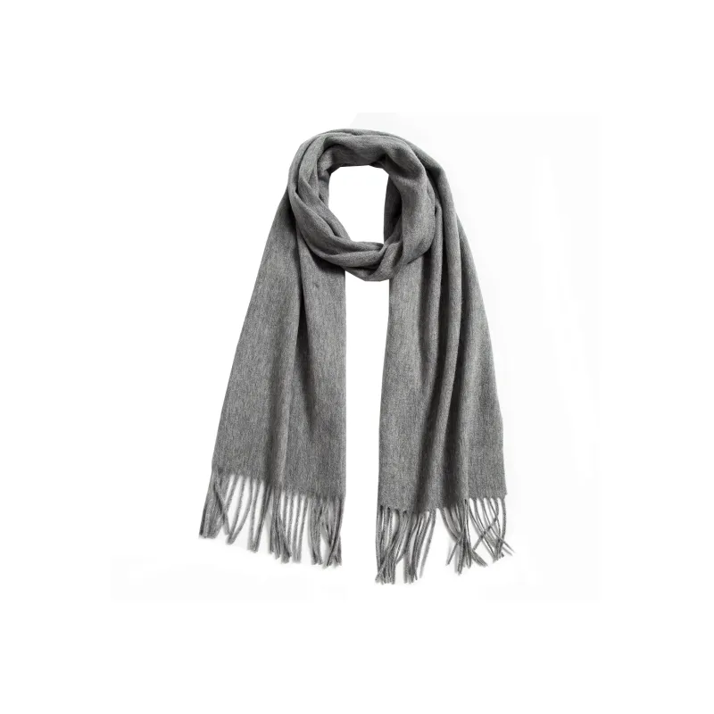 Shanghai Story 100% Cashmere Knit Scarves Unisex China Red Gift Box Set-10