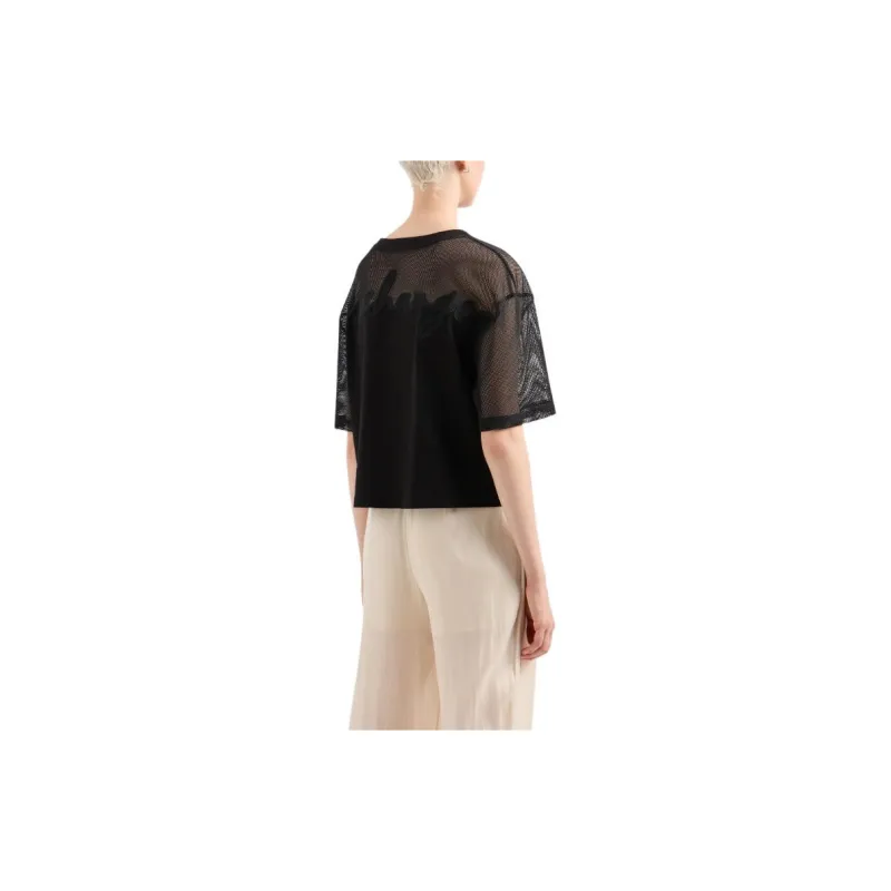 ARMANI EXCHANGE SS24 Drop Shoulder Sleeve T Shirt Women's-2