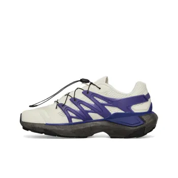 SALOMON XT PU.RE ADVANCED Anti Slip Wear Resistant Low Top Running Shoes Unisex White Purple