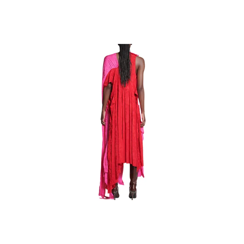 Balenciaga SS22 Sleeveless Dress Women's Pink-3