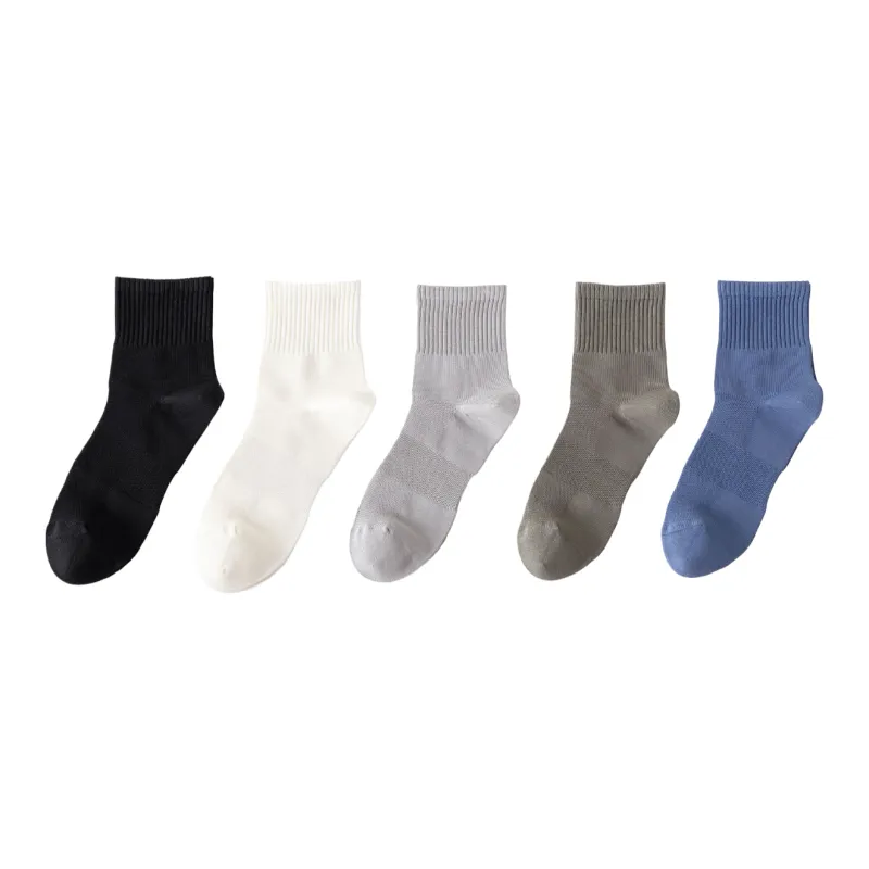 Yalu Mid Calf Socks Men's 5 Pack-11