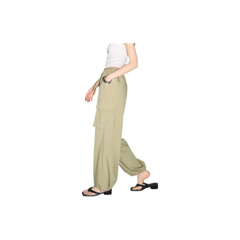 Bethine Cargo Pants Women's Light Khaki-2