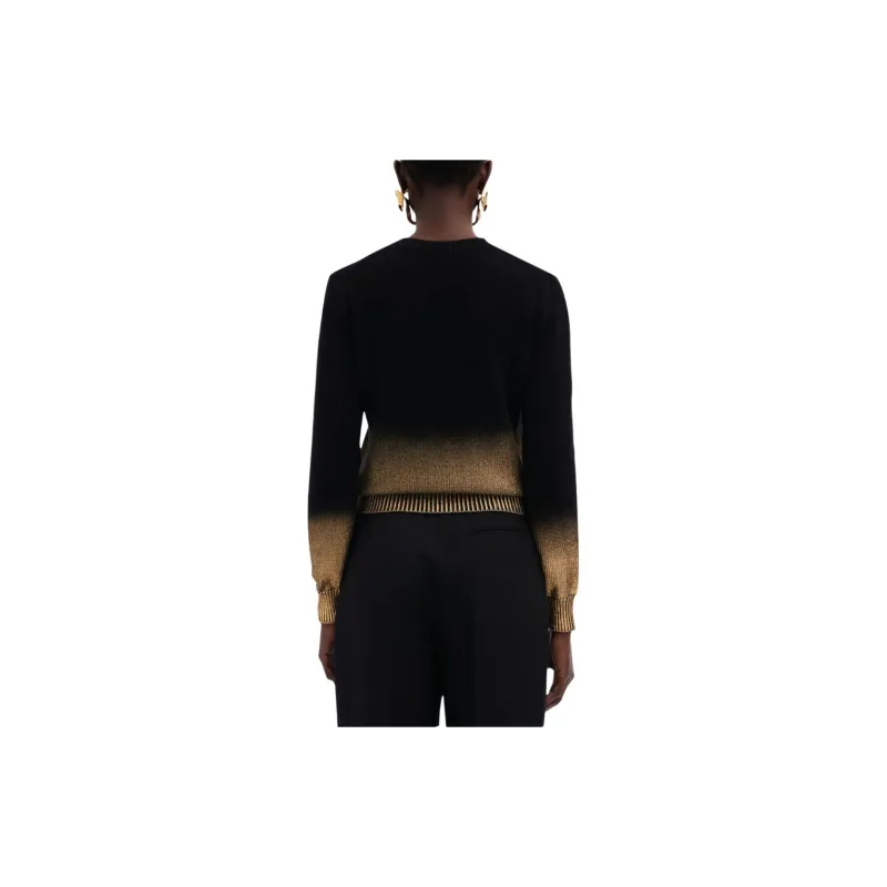 Oscar De La Renta Gold Foil Jumper-3