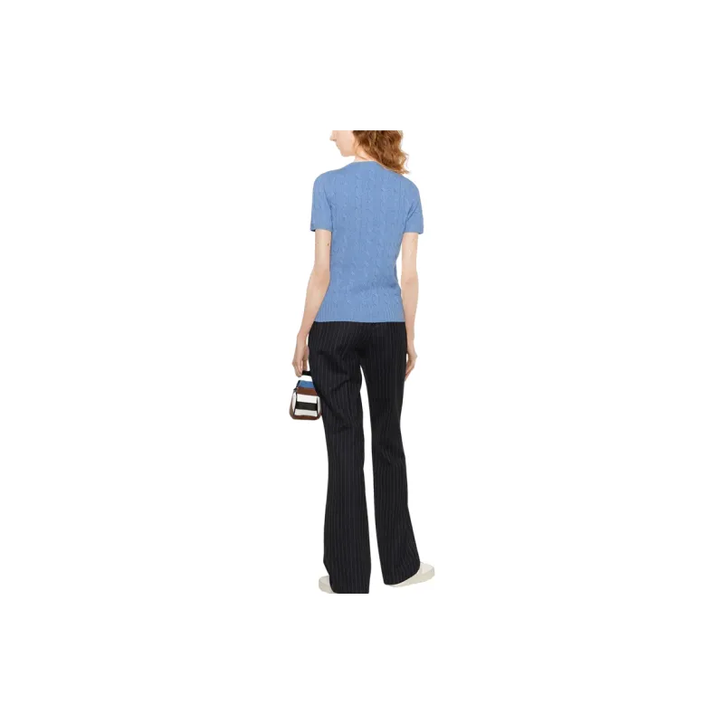 Polo Ralph Lauren FW22 Cashmere Sweater Women's Blue-2