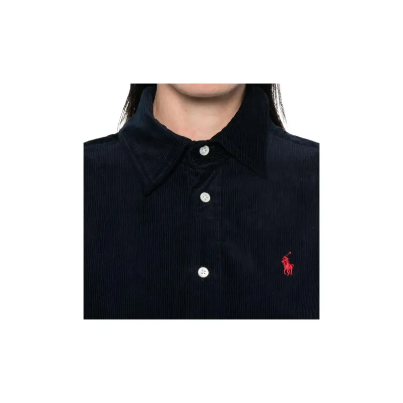 Polo Ralph Lauren Belted Corduroy Midi Dress-3