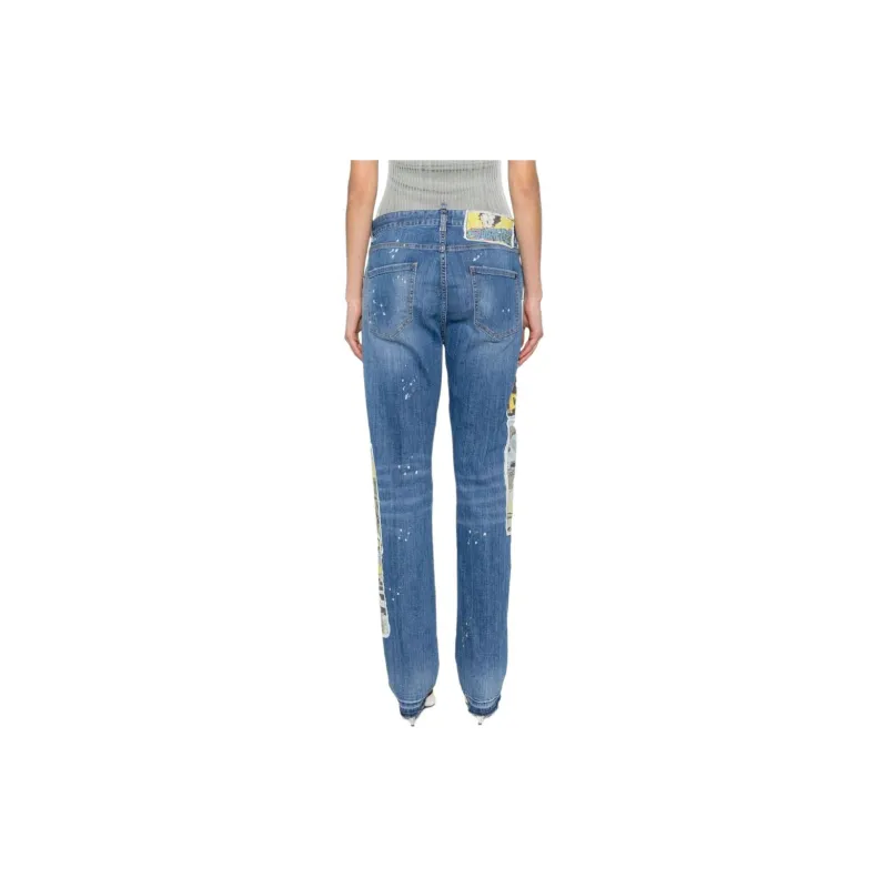 DSQUARED 2 Betty Boop Patch Jeans-2