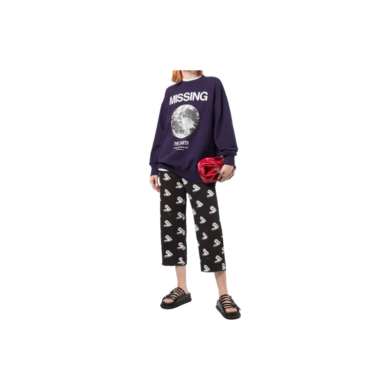 UNDERCOVER Knitted Sweatpants Women's Black-2