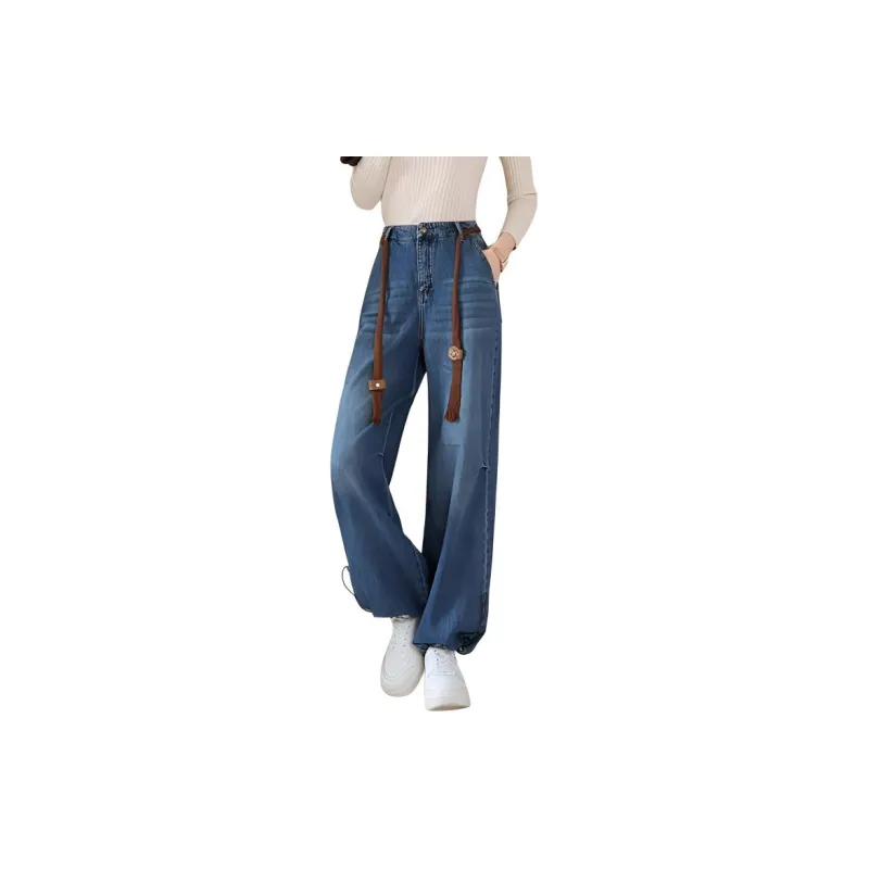 YUNGE Jeans Women's Blue-2