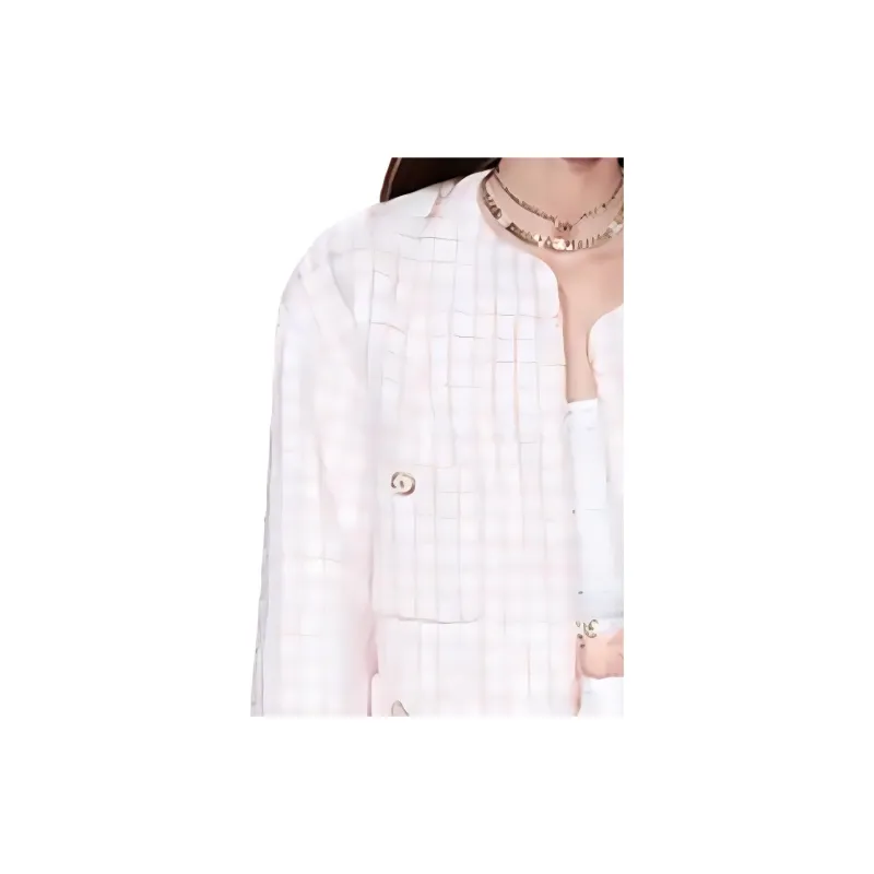 CHANEL Coats Women's Pink-4