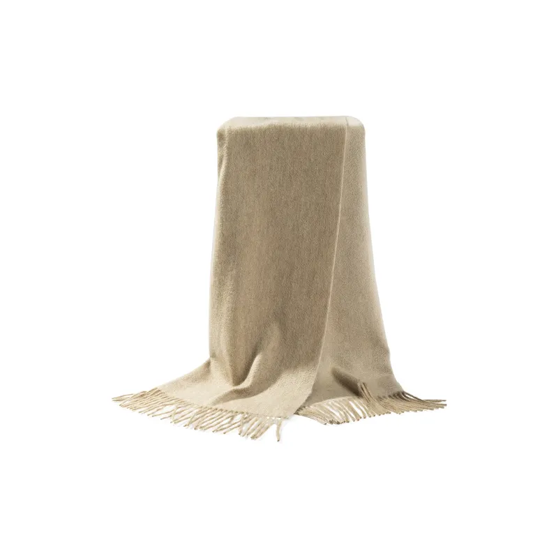 Shanghai Story 100% Cashmere Knit Scarves Women's Coffee Red Gift Box Set-7