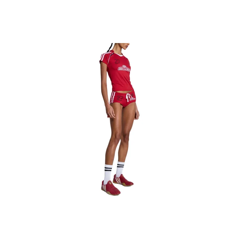 Jaded London x 2000Archives SS24 Sports Shorts Women's Red-2