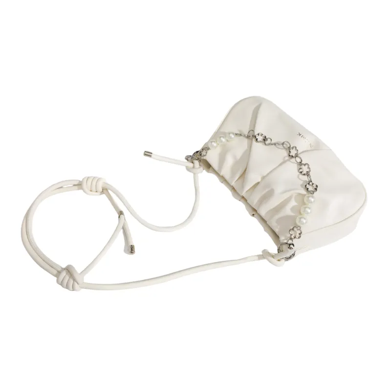 NOMK PU Shoulder Bag Regular Women's Ecru-7