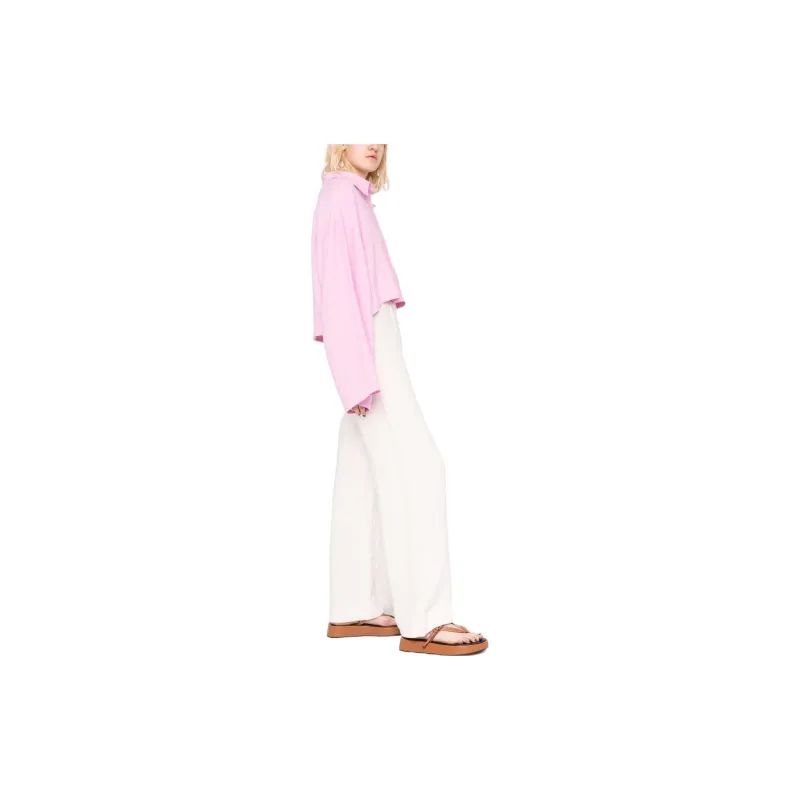 NANUSHKA Crop Tops Women's Pink-3