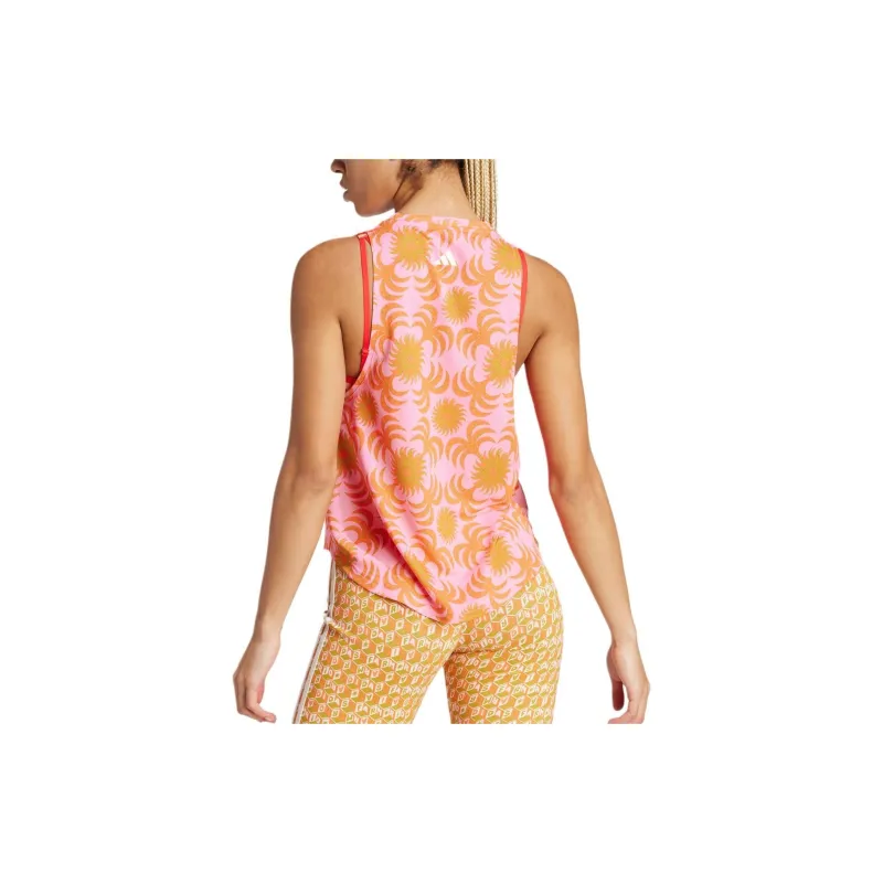 Adidas FARM Rio Tank Tops Women's Pink Luminance/Sun Orange-2