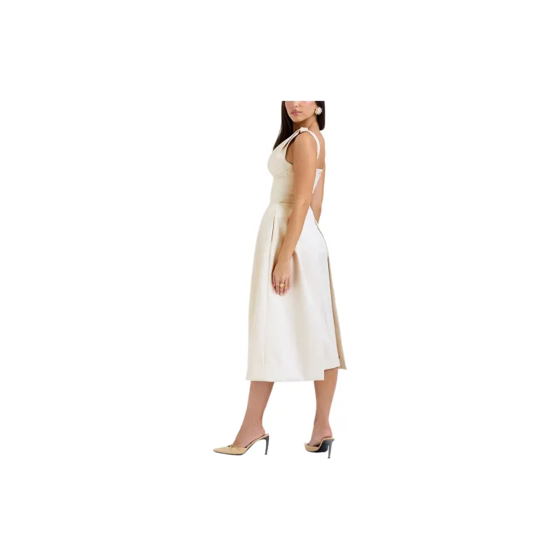 HOUSE OF CB Paloma Slip Dresses Women's CREAM/Cream-5