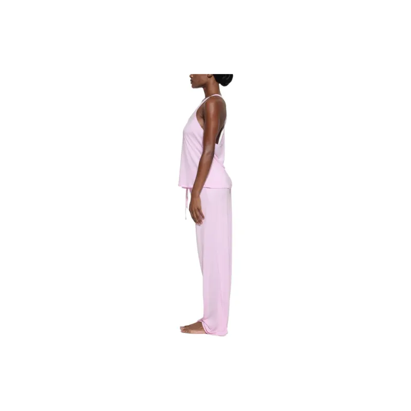 SKIMS SLEEP STRAIGHT LEG PANT Casual Pants Women's CHERRY BLOSSOM/Cherry Blossom-3