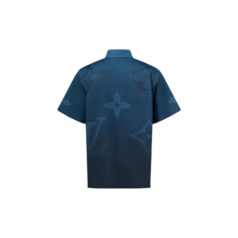 LOUIS VUITTON Monogram Printed Short Sleeved Shirt-1