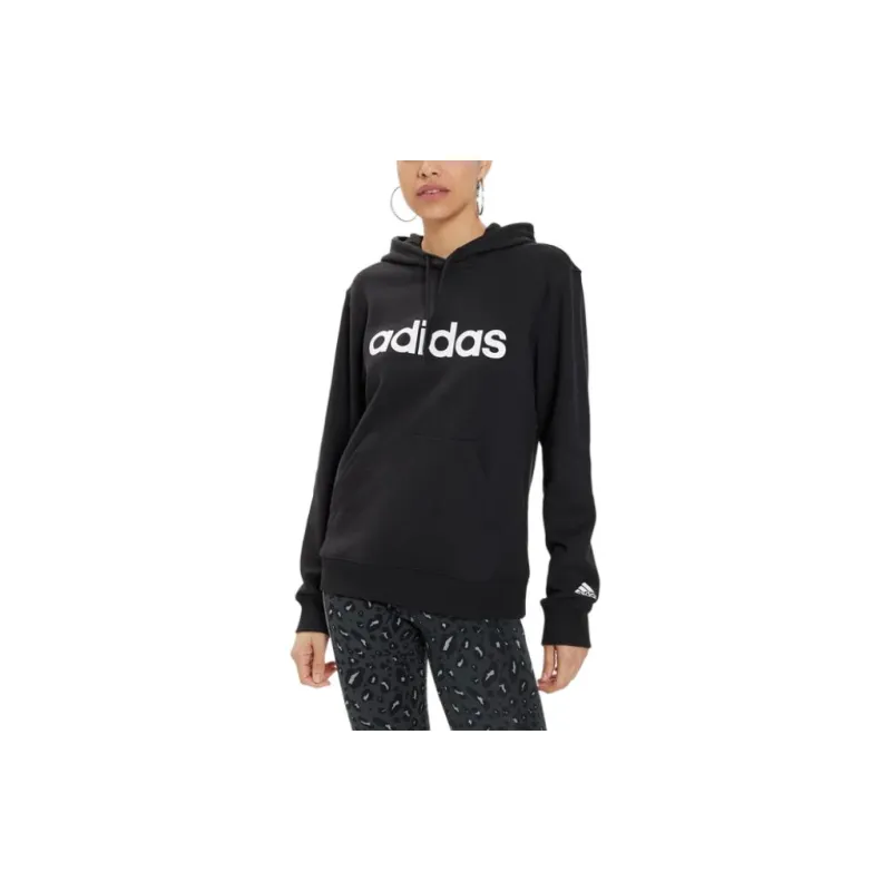 Adidas ESSENTIALSSportswear Linear Sweatshirt Women's Black-4