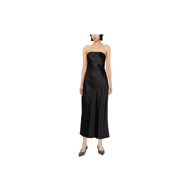 Reformation Sleeveless Dresses Women's Black-1