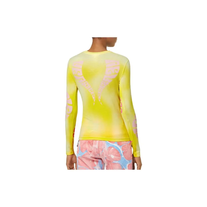 VERSACE T-Shirts Women's Yellow-3