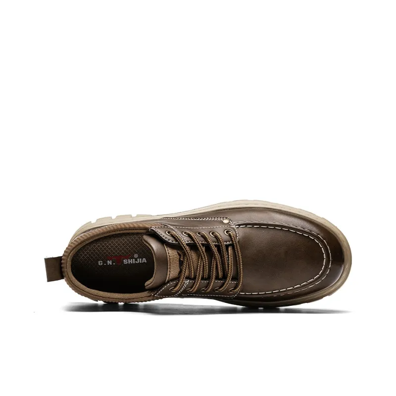G.N.SHIJIA Lightweight Height Increasing Low Top Casual Shoes Men's-10