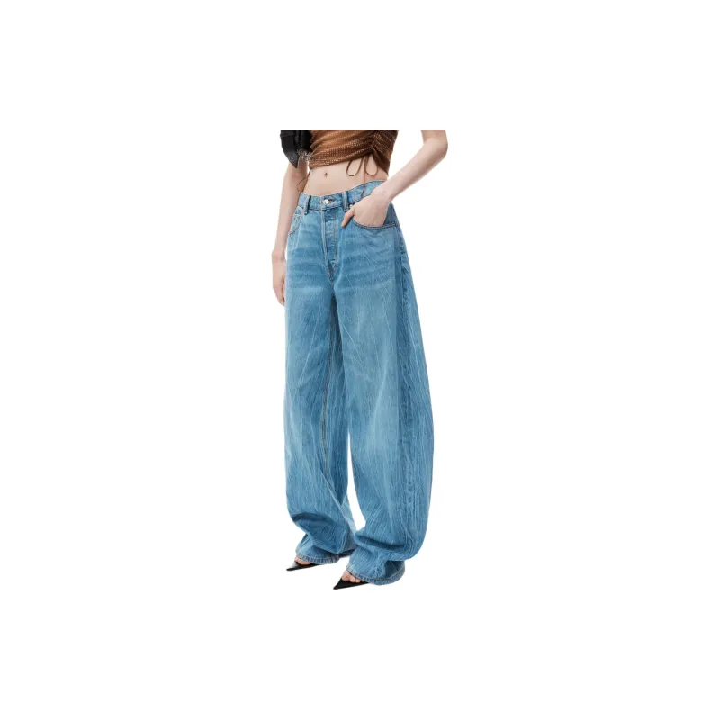 Alexander Wang Low Waisted Oversized Jeans-3