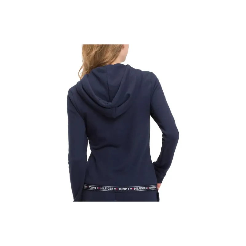 Tommy Hilfiger Logo Tape Hoodie Hoodies Jackets & Coats Women's Blue-2