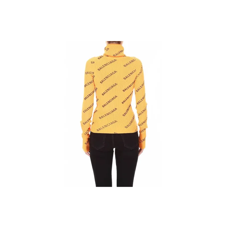 Balenciaga Sweater Slim Fit Women's Yellow-2