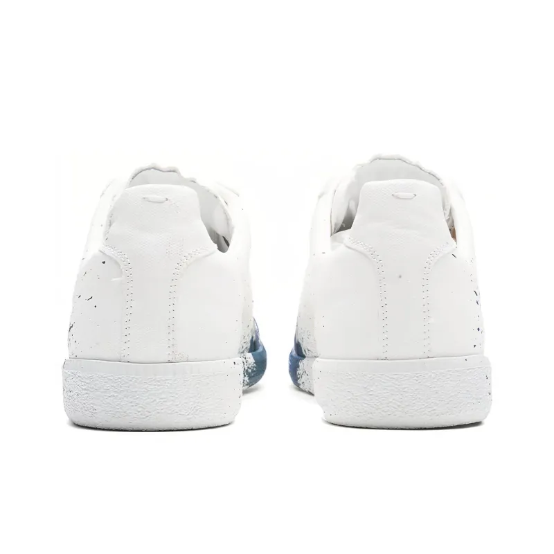 Maison Margiela Replica Stylish Skateboarding Shoes Men's White Blue-3