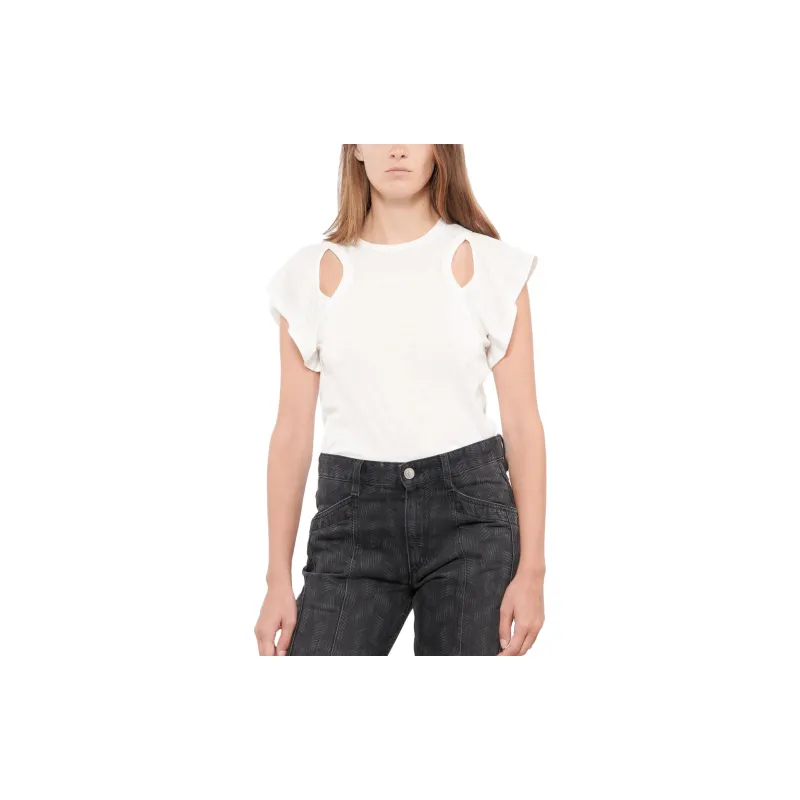 ISABEL MARANT Crewneck Short Sleeved T Shirt-4