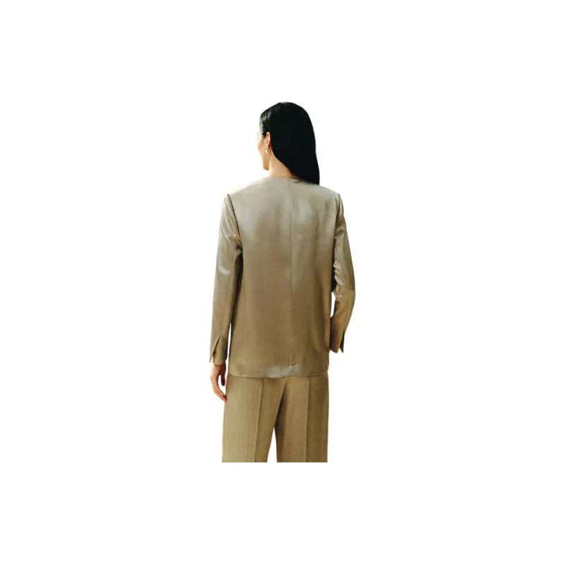 INSUN Business Suit Women's Champagne Gold-2