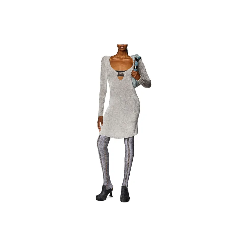 DIESEL M Coleen Logo plaque Dress-1