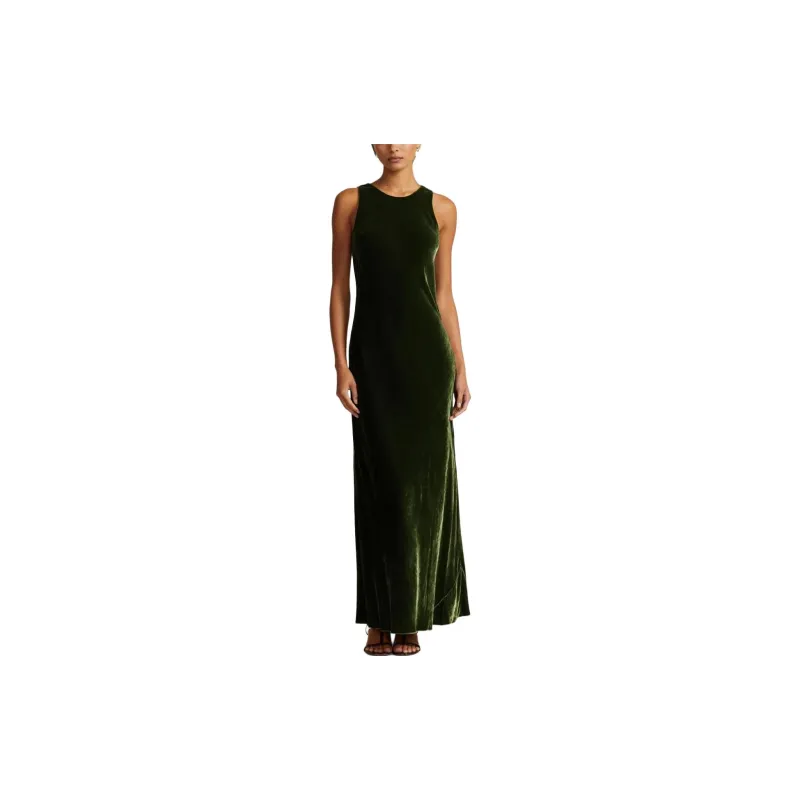 Polo Ralph Lauren Velvet Slip on Maxi Dress-1
