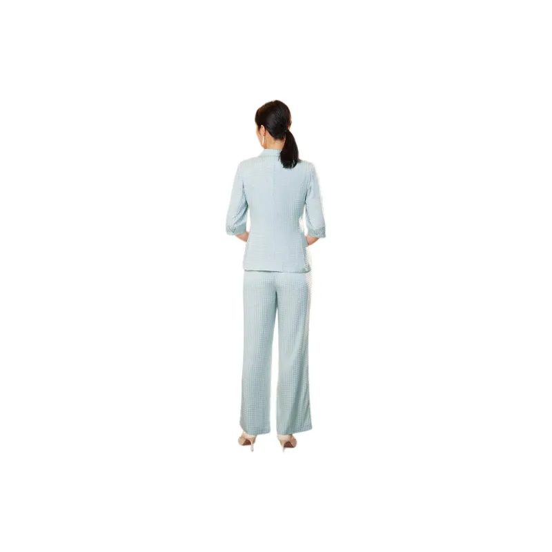 BBLLUUEE Business Suit Women's Freshwater Green-2