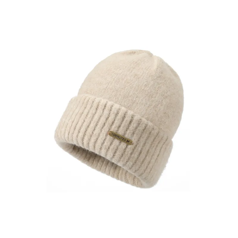 15 MINS 17.9% Nylon 5.6% Spandex 56% Wool 20.6% Polyester 0.9% Acrylic Beanies Unisex Multiple Colors-3