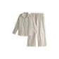 Light Apricot Vertical Stripes